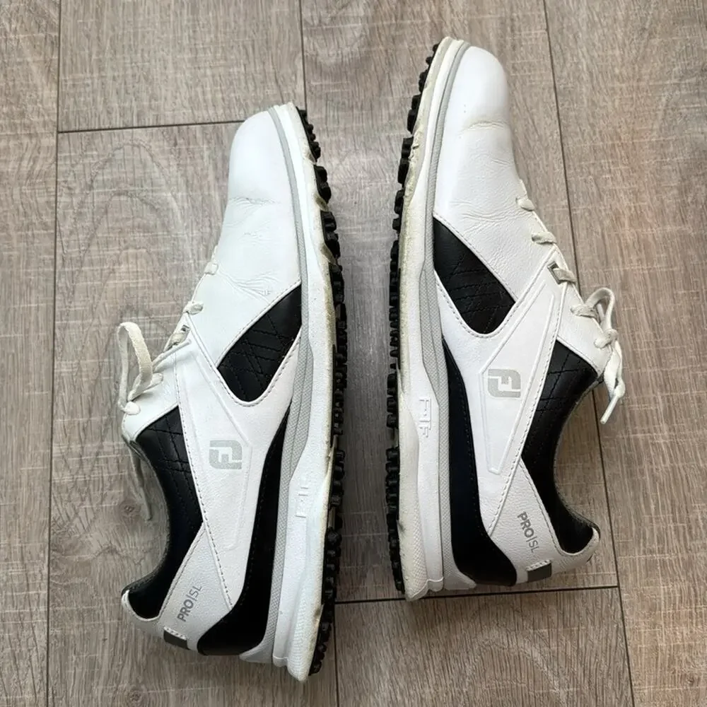 FOOTJOY MY JOYS PRO/SL Men’s Black White Athletic Golf Shoes